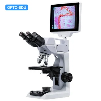 OPTO-EDU A33.3712-5.0 M, Optinis Vaizdo Junginys Biologijos 13m skaitmeninis mikroskopas Su skystųjų Kristalų Ekranas