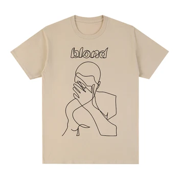 Blondinė Frank Reperis Hip-Hop Vintage marškinėliai RAP MUZIKOS Medvilnės Vyrų marškinėliai Naujas TEE MARŠKINĖLIUS Moterų topai