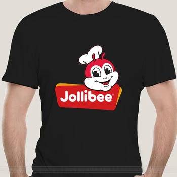 Naujas Populiarus Jollibee Resto MenS Black T-Shirt S-3Xl Gimtadienio Dovana Marškinėliai, mados t-sdhirt vyrų medvilnės prekės teeshirt