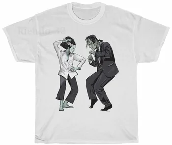 Helovinas skaitalas Frankenšteinas 90-ųjų Derliaus S-5XL T-Shirt Vyrai Moterys Unisex