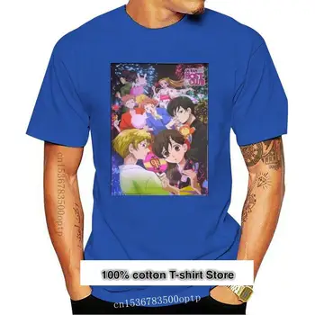 Ouran-Camiseta de Anime para hombre, ropa escuela de secundaria, serie de Televizija, talla S 2Xl