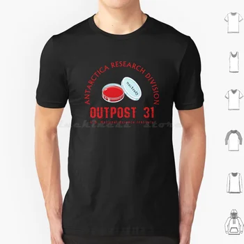 Dalykas-Outpost 31 Tyrimų Skyrius Marškinėliai Didelis Dydis 100% Medvilnė Dalykas, Siaubo, Siaubo Filmas Siaubo Filmas Baisu John