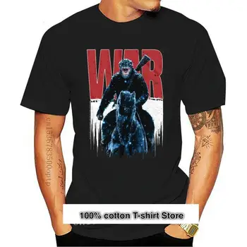 Camiseta oficial para hombre, ropa para hombre, planeta de los Ape KARO, Cezaris a caballo