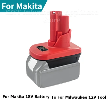 Baterija Konversijos Baterija, Adapteris, Skirtas Makita 18V Baterijas Converter Milwaukee 12V Elektros Įrankis 2471-20 2471-21 2471-22