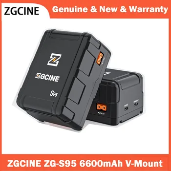 ZGCINE S95 6600mAh 14.8 V, 94.72 Wh Mini V-Mount Baterija Paramos PD Greito Įkrovimo dėl Šviesos, Kameros, Monitoriai ir išmanieji telefonai