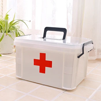 E56C Pirmosios Pagalbos Rinkinys Nešiojamų Pagalbos Dėžutė vaistinėlė Buitinių Lauko Kelionių Ligoninės Vaistinėje, Plastikinės Sandėliavimo