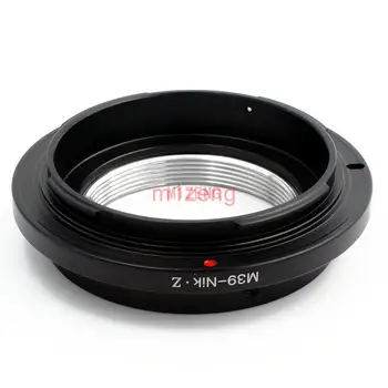 m39-Nik Z Adapterio žiedas m39 l 39 39mm pritvirtinkite objektyvo su nikon Z z5 Z6 Z7 Z9 Z50 z6II z7II Z50II Z fc viso kadro Fotoaparato veidrodžio 