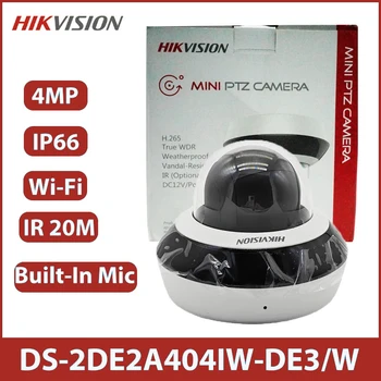 Hikvision DS-2DE2A404IW-DE3/M 2-colių 4MP 4x Zoom Wi-fi IP Kamera IR Mini PT Dome Tinklo Kamera, Built-In Mic IR 20M VAIZDO Monitorius