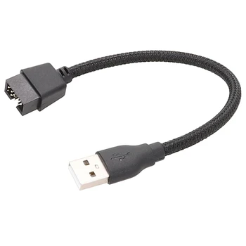 20cm 9Pin Vyras į Išorinį USB A Male Duomenų ilgiklis Sustiprinti Ryšį, skirtas Įvairių Prietaisų Dropship