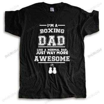 Vyrai o-kaklo marškinėlius mados prekės ženklo juoda naujas Tėtis Marškinėliai,Tėvo Dovana, Marškinėliai,Boxinger tėtis,tėčio gimtadienis,Tėvo diena dovanos