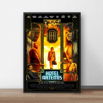 Hotel Artemis Klasikinio Filmo Plakatas Drobė Spausdinimo Namų Apdaila, Sienų Dažymas ( Be Rėmelio )