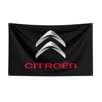 3x5 Citroens Vėliavos Poliesterio Spausdinami Lenktynių Automobilių Reklama -pėdų Vėliavos Dekoro,vėliavos Apdailos Banner Vėliavos Banner
