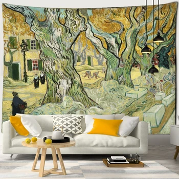 Vaisių Medžio Sodo, Aliejus, Tapyba, Siuvinėjimas Sienos Kabo Van Gogho Meno Tapybos Bohemijos Estetinį Kambario Dekoro
