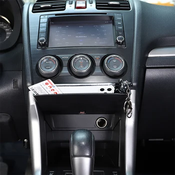 Dėl Subaru Forester 2013-2018 m. ABS Juoda Automobilių Saugojimo Dėžutė Pagal Oro Kondicionierius, Skydelis Mobiliojo Telefono Saugojimo Dėžutė Automobilių Reikmenys
