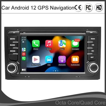 Automobilių Android 12 Radijas Stereo Grotuvas, Multimedia, GPS Navigacija Audi TT MK2 8J 2006-2014 DSP CARPLAY Garso Galvos Vienetas BT