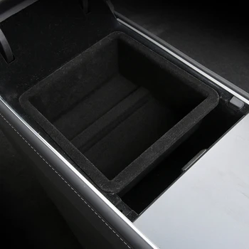 Automobilių Porankiu Paslėptas Cubby Stalčių Konteinerio Laikymo Dėžutė Laikikliai Tesla Model Y