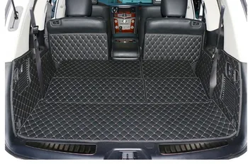 Aukštos kokybės! Specialių automobilių kamieno kilimėliai Infiniti QX80 7 8 sėdimos vietos 2023-2013 patvarus linijinių krovinių įkrovos kilimai dangtis,Nemokamas pristatymas