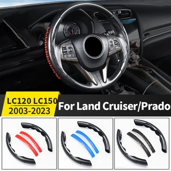 Anglies pluošto modelio stiliaus Vairas padengti Toyota Land Cruiser Prado 120 150 LC120 LC150 2003-2022 Interjero Priedai