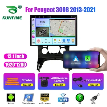13.1 colių Automobilio Radijo Peugeot 3008 2013-2021 Car DVD GPS Navigacijos Stereo Carplay 2 Din Centrinio Multimedia 