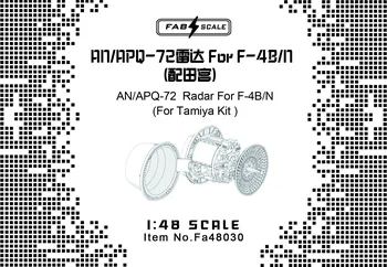 FAB FA48030 1/48 AN/APQ-72 Radaro F-4B/N(TAMIYA RINKINYS)