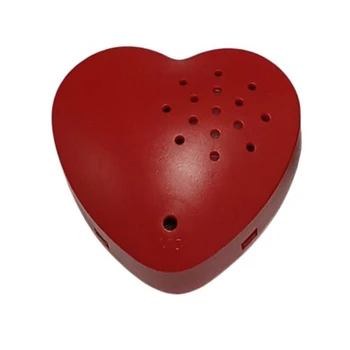 Nešiojami Širdies formos Diktofonas iškamša Įrašymo Langelį Pliušinis Žaislas Paprasta naudoti Paspauskite ir Žaisti Diktofonas