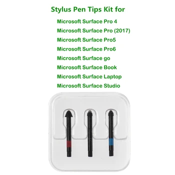 3pcs Pen Papildymo Stylus Pildymas Microsoft Surface Pro 4 5 Knyga, Sąsiuvinis Pen Patarimas