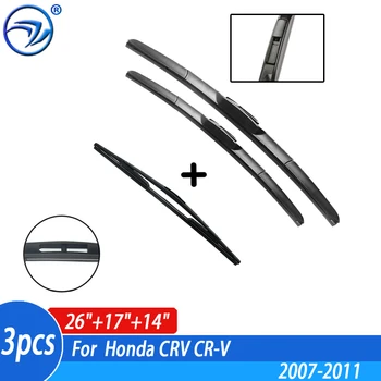 Priekinio stiklo Valytuvų šepetėliai Honda CRV CR-V 2007-2011 m. 3 Kartos priekinio, galinio Stiklo Priekiniai Galiniai Nustatyti 2008 m. 2009 m. 2010 m. 26