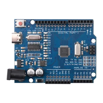C tipo R3 ATmega328P plėtros taryba CH340G Mikroschemą Arduino R3 su Pin Antraštę ir USB Laidas