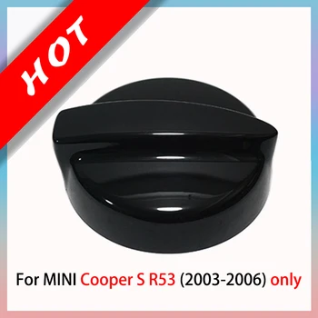 Blizgaus Juodo Plastiko Ray Stiliaus Naftos Degalų Bako Dangtelio Lipduko MINI Cooper S R53 2002-2006 m. (1PCS/SET) Automobilių-Optikos Reikmenys