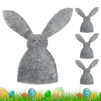 Jaučiausi Triušis Ornamentu Easter Bunny Papuošalai 4pcs Manė, Dekoratyvinis Dangtelis Velykų Kiaušinių Padengti Puikus Šokolado, Vaisių Saldainiai