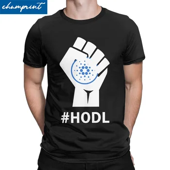Vyrų, Moterų HODL Cardano Kumščiu HODLing ADA Marškinėliai Kriptografijos Monetos Cryptocurrency Drabužius Apvalios Apykaklės Tees 4XL 5XL T-Shirt