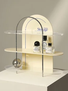 Odos priežiūros produktas stalčiuko kosmetika, kvepalai darbalaukio vandens puodelį stalčiuko vadovas prabanga ins ekranas kabineto modelis kambarys