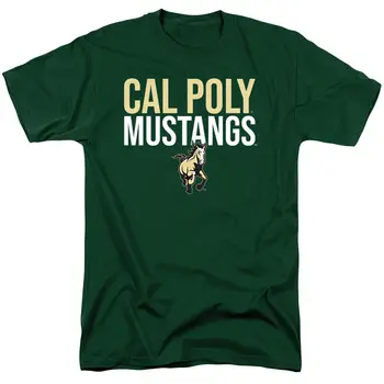 Cal Poly Valstybės Adult T-Shirt Sukrauti, Hunter Green, S-3XL
