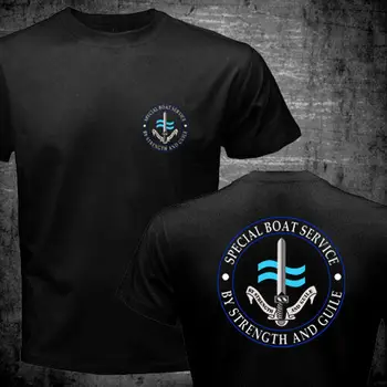 Vasaros Aukštos kokybės Naujas Sbs Specialusis Valtis Paslauga Jungtinės Karalystės karinio jūrų Laivyno Specialiųjų Pajėgų Kariuomenės Sas T-Shirt dvipusės Tees